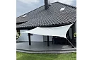 Stínící slnečná plachta 3 × 2 m – béžová