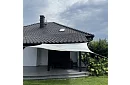 Stínící slnečná plachta 3 × 2 m – béžová
