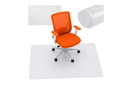 Ochranná podložka pod židli 90x130 cm - mliečna
