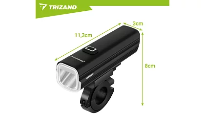 Led sada svetiel na bicykel 1000 lm, 4800 mAh