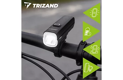 Led sada svetiel na bicykel 1000 lm, 4800 mAh