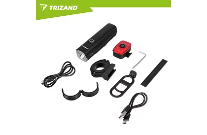 Led sada svetiel na bicykel 1000 lm, 4800 mAh