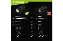 Led sada svetiel na bicykel 1000 lm, 4800 mAh
