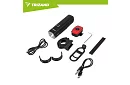Led sada svetiel na bicykel 1000 lm, 4800 mAh