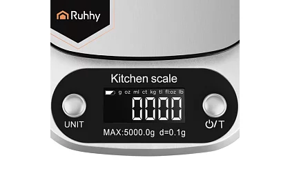 Kuchynská elektronická váha 5 kg - 0,1 g - nerezová oceľ