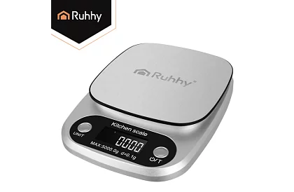 Kuchynská elektronická váha 5 kg - 0,1 g - nerezová oceľ