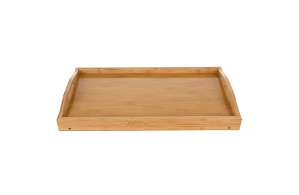 Skladací bambusový raňajkový stolík - Podnos do postele