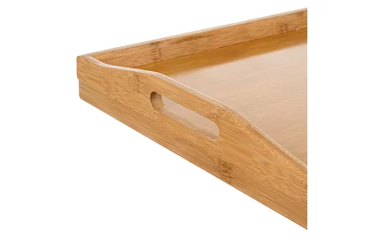 Skladací bambusový raňajkový stolík - Podnos do postele