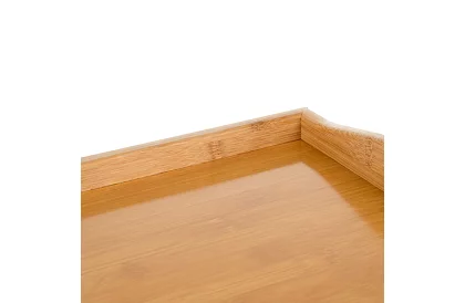 Skladací bambusový raňajkový stolík - Podnos do postele