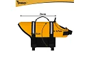 Záchranná reflexná vesta pre psov - veľkosť S - 4- 7 kg