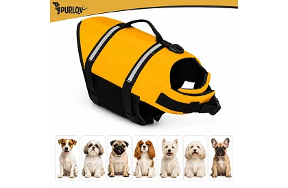 Záchranná reflexná vesta pre psov - veľkosť M - 7-10 kg
