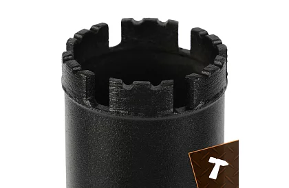 Diamantový jadrový vrták 63×450 mm - závit 1,1/4 UNC