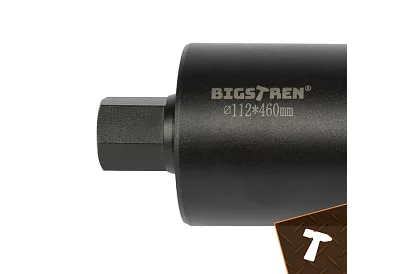 Diamantový jadrový vrták 112 × 460 mm - 1.1/4 UNC pre betón, kameň a železobetón