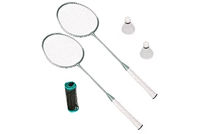 Badmintonová súprava 4v1 – sieť, 2 rakety, loptičky, kufor