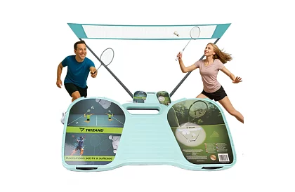 Badmintonová súprava 4v1 – sieť, 2 rakety, loptičky, kufor