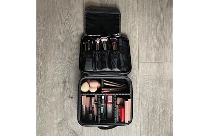 Kosmetická taška organizer – kozmetický box na zips s rúčkou