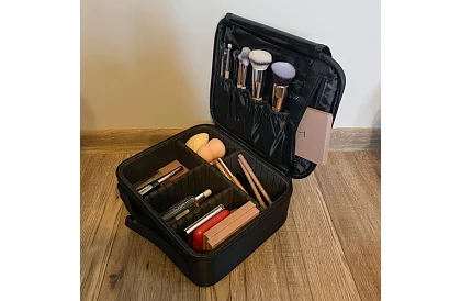 Kosmetická taška organizer – kozmetický box na zips s rúčkou