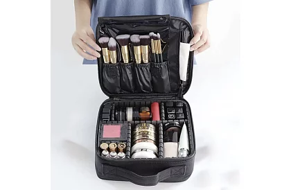 Kosmetická taška organizer – kozmetický box na zips s rúčkou