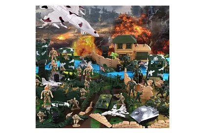 Vojenská základňa XXL SOLDIERS – sada 300 ks