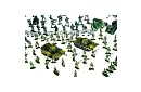 Vojenská základňa XXL SOLDIERS – sada 300 ks