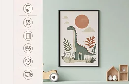 Dinosaurie dobrodruh - obraz - Priateľský dinosaurus v prírode 73