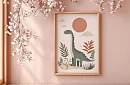 Dinosaurie dobrodruh - obraz - Priateľský dinosaurus v prírode 73