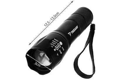 CREE LED T6 baterka – nabíjacia taktická svietidlo s USB nabíjaním