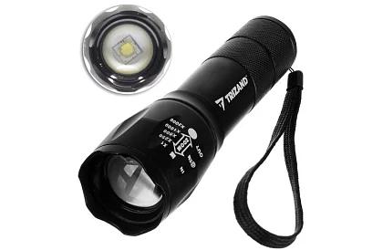 CREE LED T6 baterka – nabíjacia taktická svietidlo s USB nabíjaním