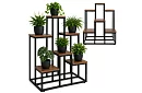 Elegantný kovový stojan na kvety 67 × 34,5 × 51 cm – 6 úrovní