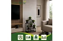 Elegantný kovový stojan na kvety 67 × 34,5 × 51 cm – 6 úrovní