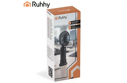 Mini prenosný ventilátor 2400 mAh USB-C – ručný, stolný a závesný ventilátor