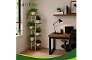 Elegantný kovový stojan na kvety 120 × 42 × 23,5 cm – 7 úrovní