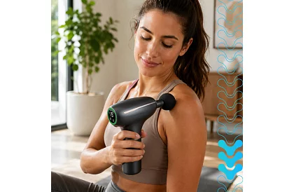Masážna pištoľ Pro Ultra Vibration – 7 hláv + teplá/studená terapia