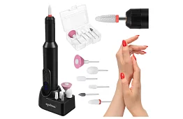 Profesionálna bezdrôtová brúska na nechty - 18 000 ot./min – USB-C, 6 frézok