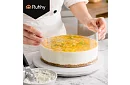 Silná okrajová fólia na torty 20 cm × 10 m – cukrárenská fólia z PET pre vysoké torty a dezerty