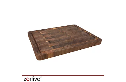 Drevená kuchynská doska 43 × 33 cm – masívna doska z akáciového dreva
