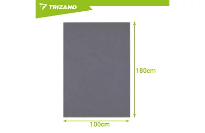 Rýchloschnúci uterák 180 × 100 cm z mikrovlákna – šedý