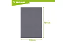 Rýchloschnúci uterák 180 × 100 cm z mikrovlákna – šedý