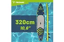 Paddleboard 320 cm – nafukovací SUP doska s pádlem a sadou príslušenstva