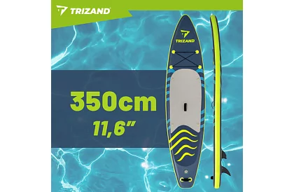 Paddleboard 350 cm – nafukovací SUP doska s pádlem, sedákom, pumpou a sadou príslušenstva