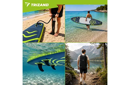 Paddleboard 350 cm – nafukovací SUP doska s pádlem, sedákom, pumpou a sadou príslušenstva