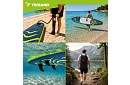 Paddleboard 350 cm – nafukovací SUP doska s pádlem, sedákom, pumpou a sadou príslušenstva