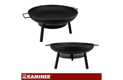 Záhradný gril s trojnožkou a závesným roštom 58 cm – krbové ohnisko