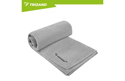 Rýchloschnúci uterák z mikrovlákna 120 × 60 cm – šedý