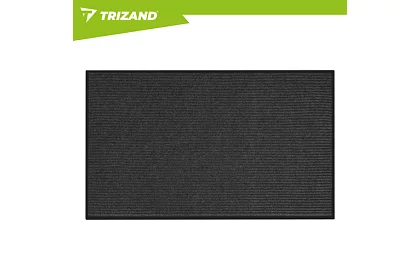 Vstupná rohožka 80 × 120 cm s protišmykovou spodnou stranou – šedá