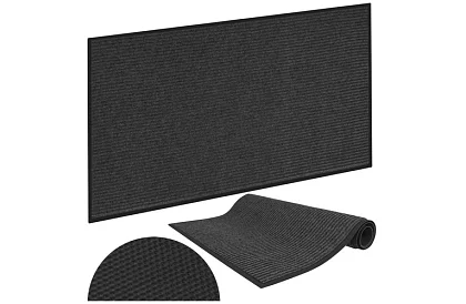 Vstupná rohožka 80 × 120 cm s protišmykovou spodnou stranou – šedá