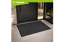 Vstupná rohožka 80 × 120 cm s protišmykovou spodnou stranou – šedá