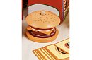 Drevená skladačka Burger – vzdelávacia hračka pre rozvoj motoriky a logického myslenia