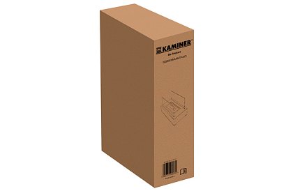 Voľne stojaci biokrb 35 × 18 × 17 cm – bez dymu, na bioetanol, so 2 sklenenými stenami
