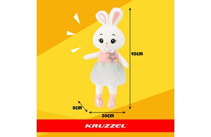 Plyšový mäkký králik 45 cm – plyšová hračka pre deti